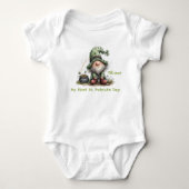 Baby's eerste St. Patrick's Day-kabouter Romper (Voorkant)