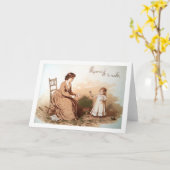 Baby's eerste stappen  kaart (Gele Bloem)