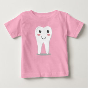 Baby's eerste tand-Baby T-shirt