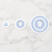 Baby's eerste tandfeest Monogram Decoraties Confetti (Voorkanten)