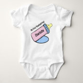 Baby's eerste Thanksgiving Baby-fles Romper (Voorkant)