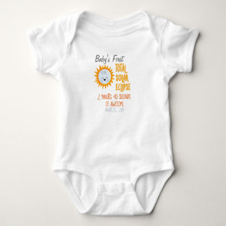 Baby's eerste totale zonnebrand Emoji Moon Romper