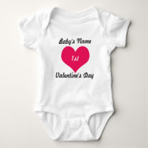 Baby's eerste Valentijnsdag Bodysuit