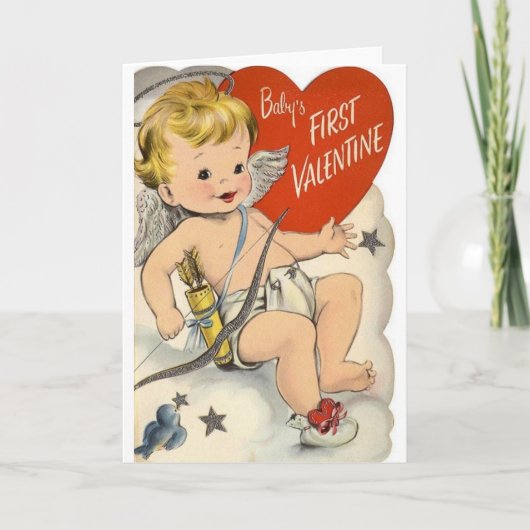  Baby's eerste Valentijnsdag Kaart (Voorkant)