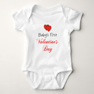 Baby's eerste Valentijnsdag Romper