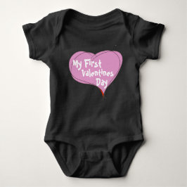 Baby's eerste Valentijnsdag Romper