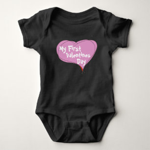 Baby's eerste Valentijnsdag Romper
