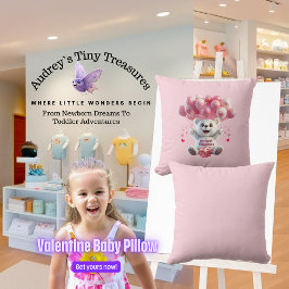 Baby's eerste Valentijnse Sierkussen