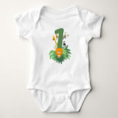 Baby's eerste verjaardag bodysuit - Wild One Oerwo (Voorkant)