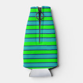 Baby's eerste verjaardag golfpinguïn horizontaal flesjeskoeler (Achterkant)