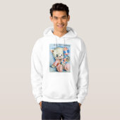 Babys Eerste Verjaardag Mannen Hoodie (Voorkant volledig)