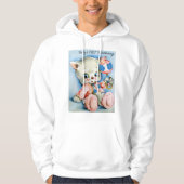 Babys Eerste Verjaardag Mannen Hoodie (Voorkant)