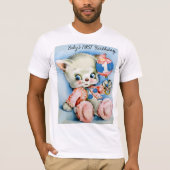Babys Eerste Verjaardag Mannen T-shirt (Voorkant)