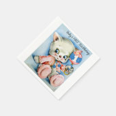 Babys Eerste Verjaardag Papier Servetten (Hoek)