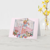  baby's eerste verjaardag Wenskaart Kaart (Gele Bloem)