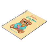 Baby's eerste vijf jaar honing Beer Notitieboek (Linkerzijde)