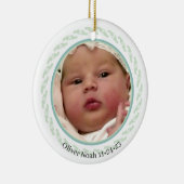 Baby's eerste voetafdrukken Ornament (Rechts)