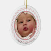 Baby's eerste voetafdrukken Ornament (Rechts)