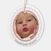 Baby's eerste voetafdrukken Ornament (Links)