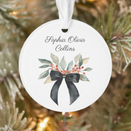 Baby's eerste Waterverf voor pasgeboren baby's Ornament