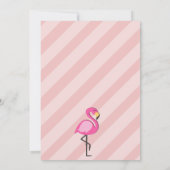 Baby's en Brunch Twins Flamingo Baby shower Kaart (Achterkant)