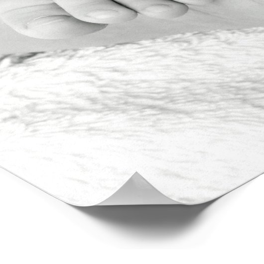 Baby's Feet Poster afdrukken (Hoek)