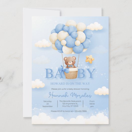Baby's First Birthday Bash: Je bent uitgenodigd vo Kaart (Voorkant)