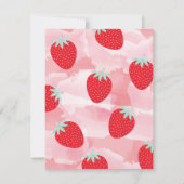 Baby's First Birthday Invitation Kaart (Achterkant)