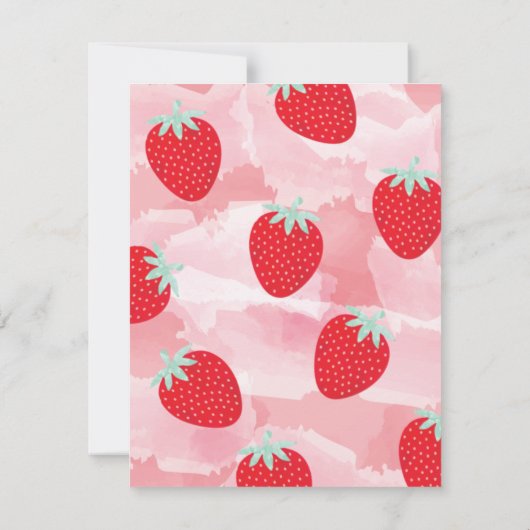 Baby's First Birthday Invitation Kaart (Achterkant)