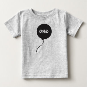 Baby's First Birthday Shirt Grijs