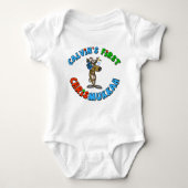 Baby's First Chrismukkah Baby Gepersonaliseerd Romper (Voorkant)