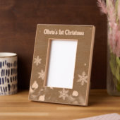 Baby's first Christmas Laser Etched Picture Frame Gegraveerde Lijstjes (Links)