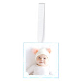 Baby's First Christmas | Light Blue Multi Photo Decoratie (Voorkant)