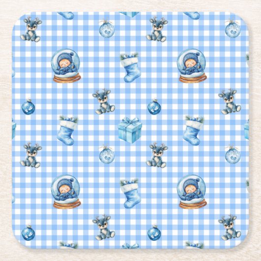 Baby's First Christmas Magic! Kartonnen Onderzetters (Voorkant)