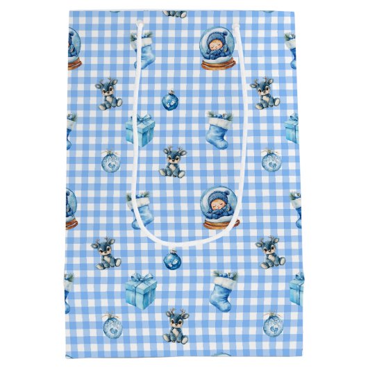 Baby's First Christmas Magic! Medium Cadeauzakje (Achterkant)