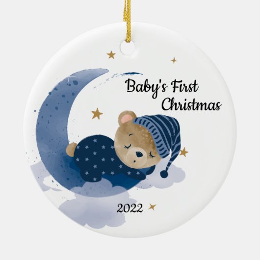 Baby's First Christmas Ornament 2022 (Achterkant)