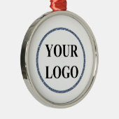 Baby's First Christmas Ornament ADD LOGO Merry (Rechts)