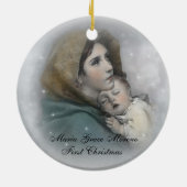 "Baby's First Christmas" Ornament religieus (Achterkant)