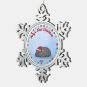 Baby's First Christmas - Pewter Hippo Ornament (Rechts)