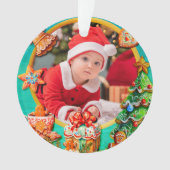 Baby's First Christmas Photo | Holiday Keepsake Ornament (voorkant)