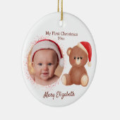 Baby's First Christmas Photo Ornament (Rechts)