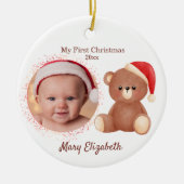 Baby's First Christmas Photo Ornament (Voorkant)