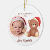 Baby's First Christmas Photo Ornament (Links)