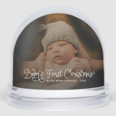 Babys First Christmas  Photo  Sneeuwbol (Voorkant)