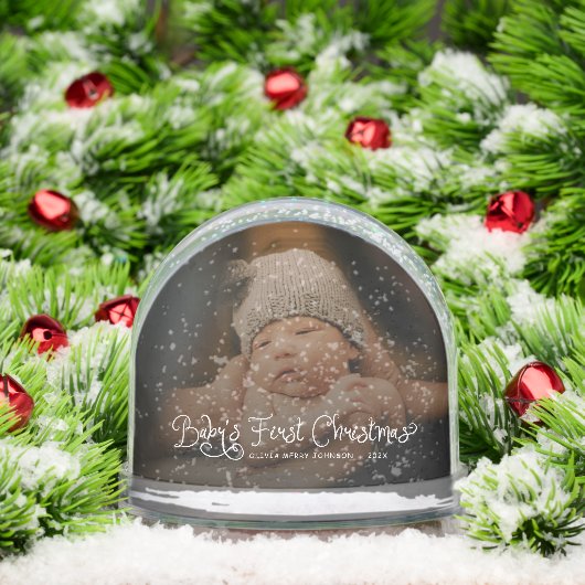 Babys First Christmas  Photo  Sneeuwbol (Kerstmis)