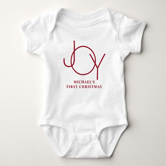 Baby's First Christmas  Romper (Voorkant)