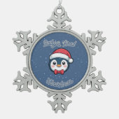 Baby's First Christmas Snowflake Framed Ornament (Voorkant)