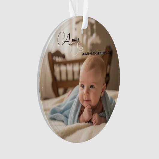 Baby's First Christmas Wish Ornament (voorkant)