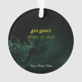 Baby's First Christmas Wish Ornament (achterkant)