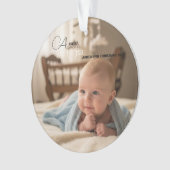 Baby's First Christmas Wish Ornament (voorkant)